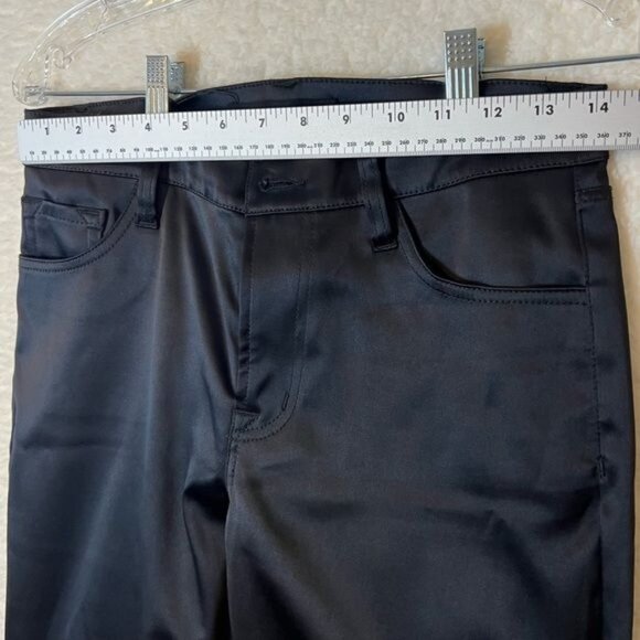 J Brand Women’s Pants Black Satin Straight Size 27 Waist Mid Rise - Picture 5 of 13